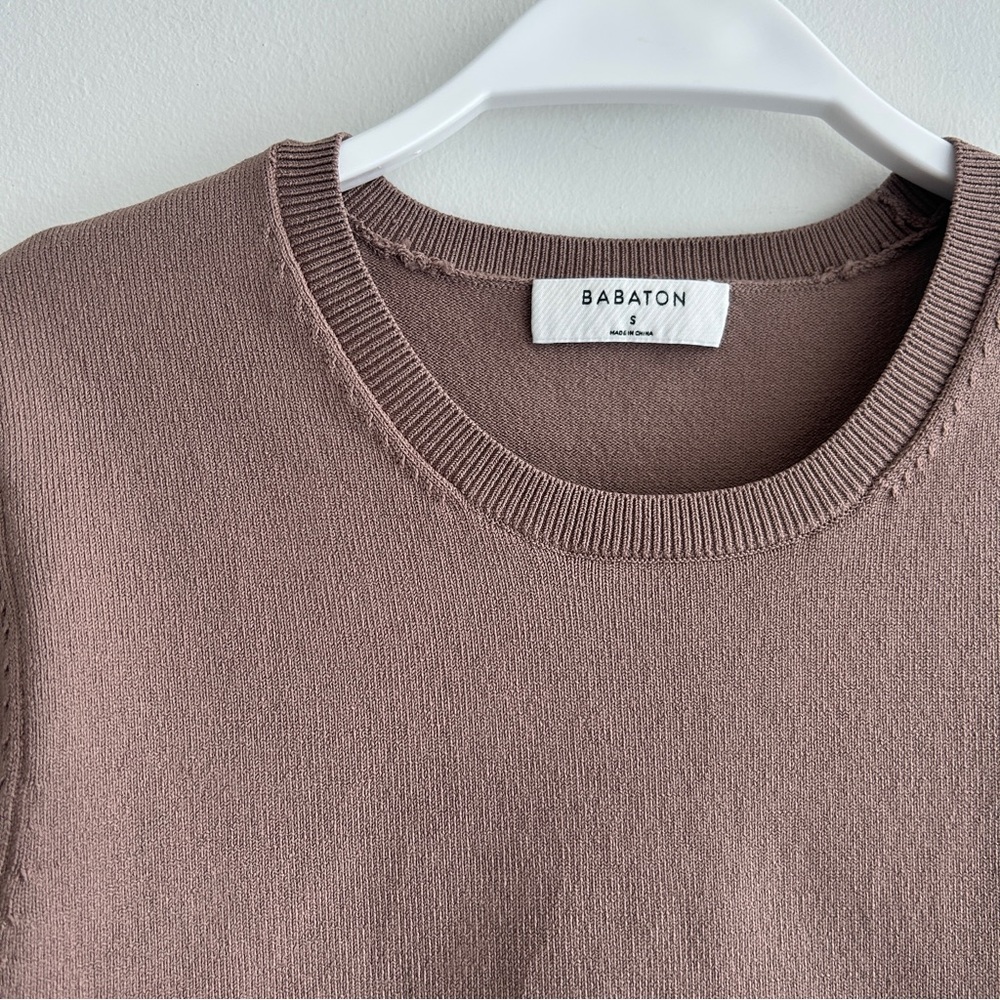 Babaton Sculpt Knit Empire Longsleeve - Picture 3 of 5